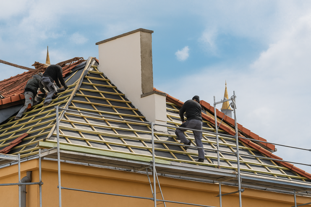 Maison à Créteil avec une toiture rénovée par Créteil Couverture Pro